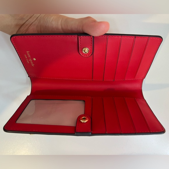 Kate Spade Large Slim Pink Wallet - Picture 3 of 3